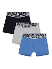 Pack de 3 bóxers con logo de BOSS - Imagen 1 de 7