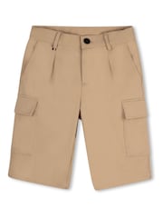 BOSS Natural Cargo Pocket Chino Shorts - Image 1 of 2