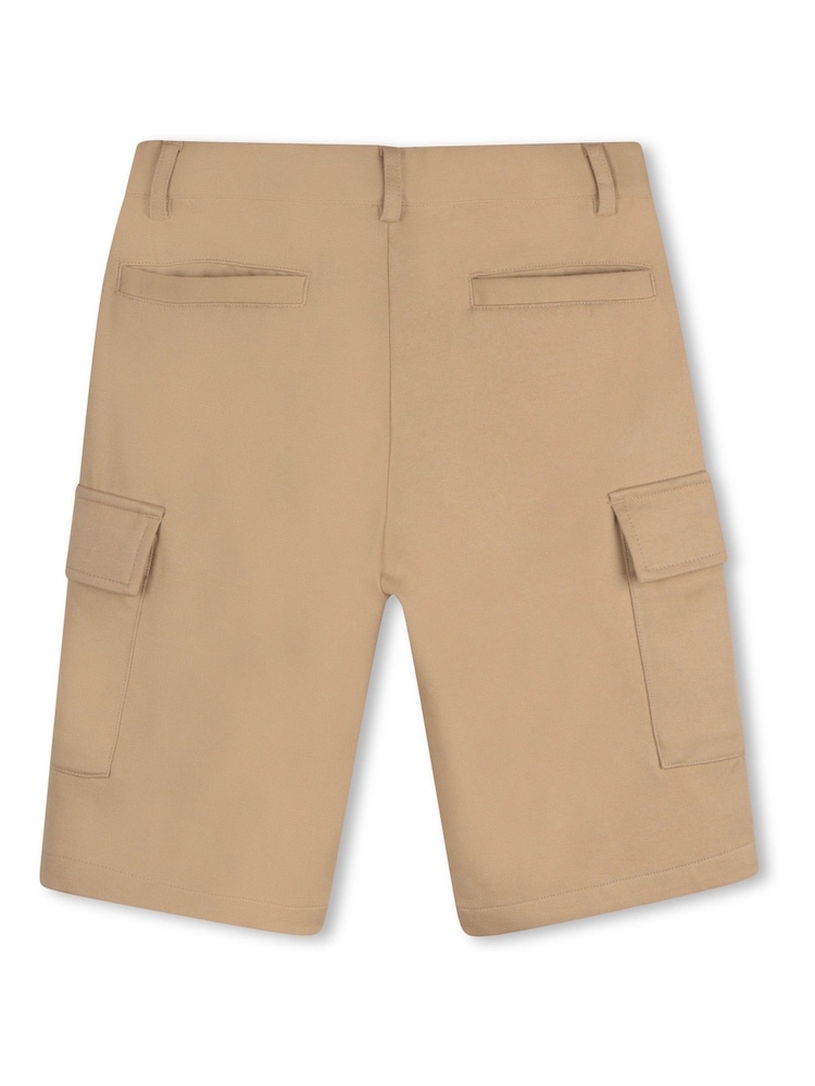 BOSS Natural Cargo Pocket Chino Shorts - Image 2 of 2