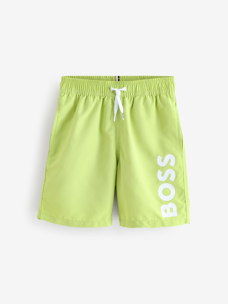 BOSS Green Vertical Logo Swin Shorts - Image 1 of 4