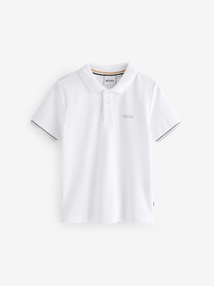 BOSS polo majica iz pikeja s kratkimi rokavi in logotipom - Slika 1 iz 4 BOSS polo majica iz pikeja s kratkimi rokavi in logotipom - Slika 1 iz 4