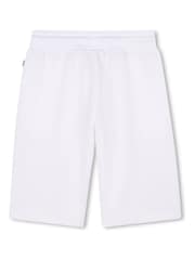 BOSS White Logo Bermuda Shorts - Image 2 of 2