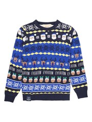 Fanatics Kids Blue Everton Fairisle Christmas Jumper - Image 3 of 3