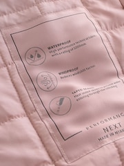 Pink Waterproof Wadded Coat (3-16yrs) - Image 12 of 14