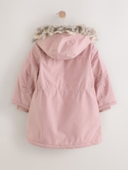 Pink Waterproof Wadded Coat (3-16yrs) - Image 9 of 14