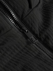 Black Textured Hooded Gilet (3-16yrs) - Image 7 of 10