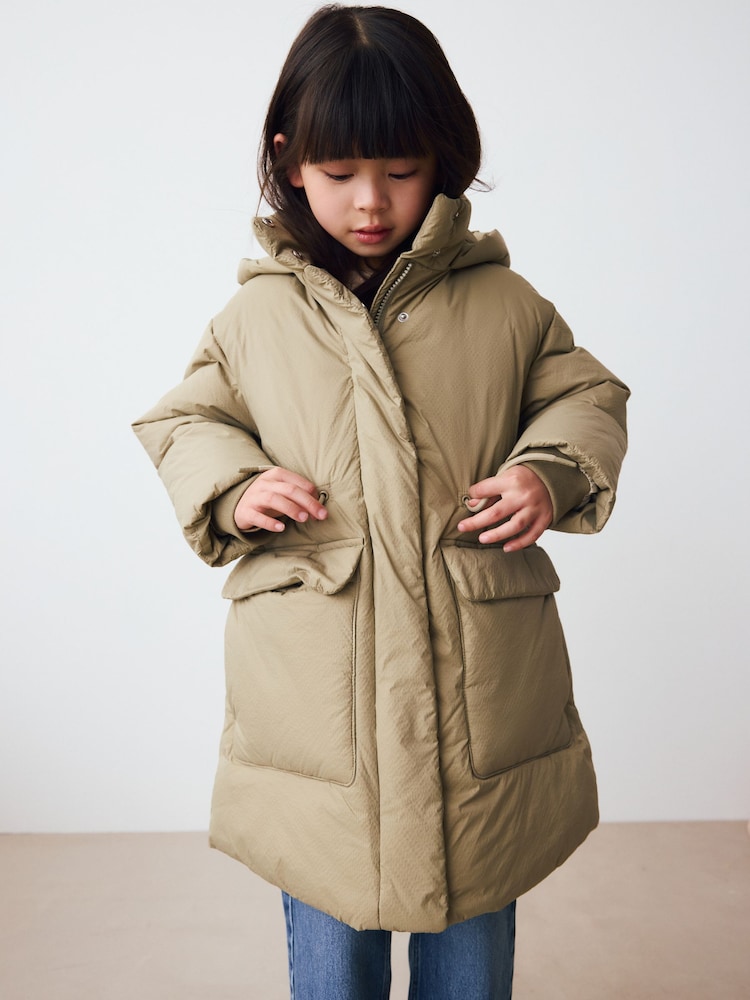 Sage Green Shower Resistant Utility Padded Coat (3-16yrs) - Image 1 of 10