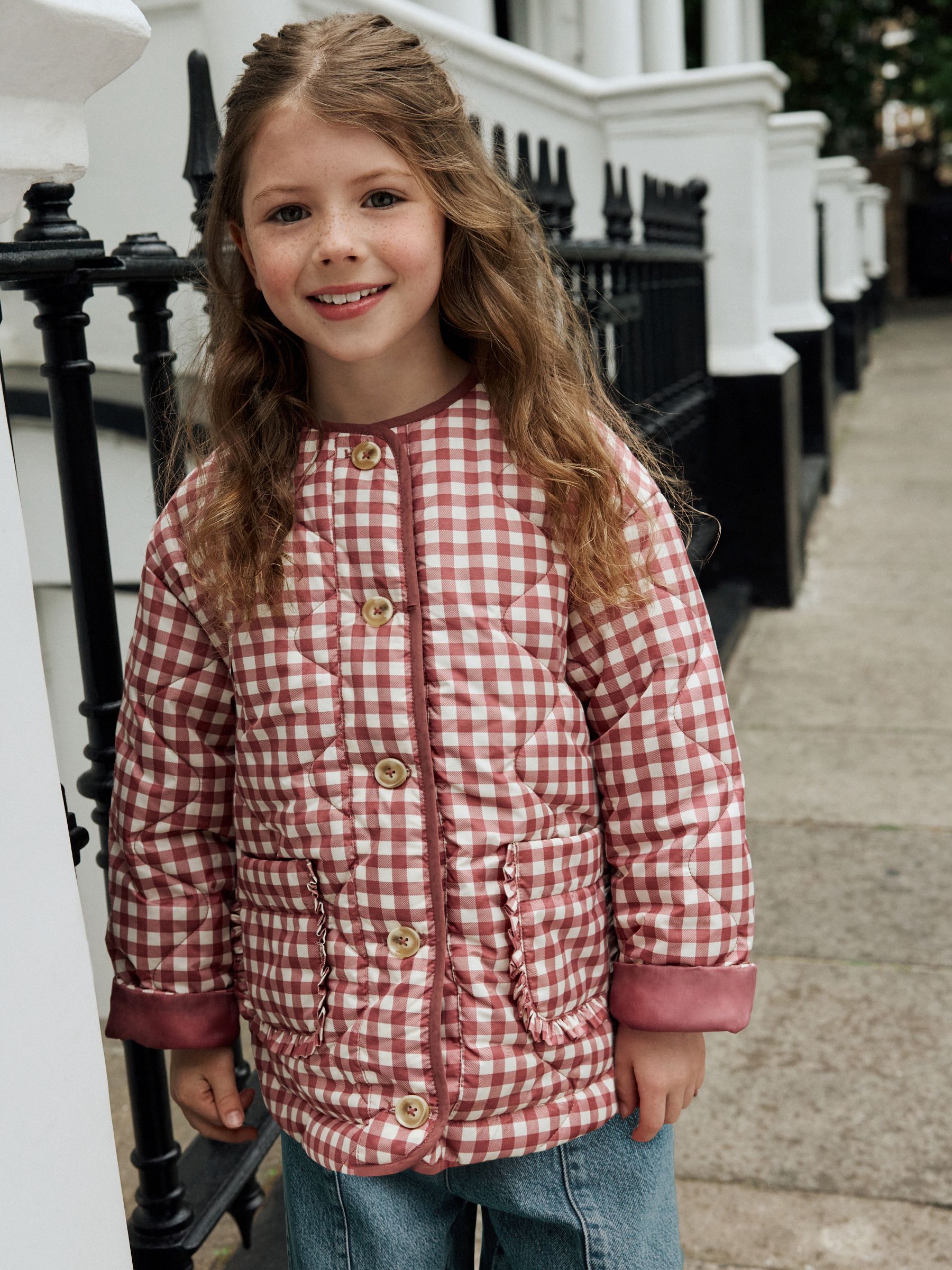 Buy Check Shower Resistant Quilted Jacket (3-16yrs) from Next USA