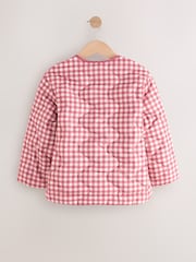 Check Shower Resistant Quilted Jacket (3-16yrs) - Image 10 of 12