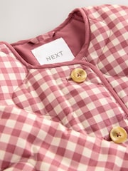 Check Shower Resistant Quilted Jacket (3-16yrs) - Image 12 of 12