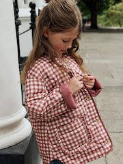 Check Shower Resistant Quilted Jacket (3-16yrs) - Image 3 of 12
