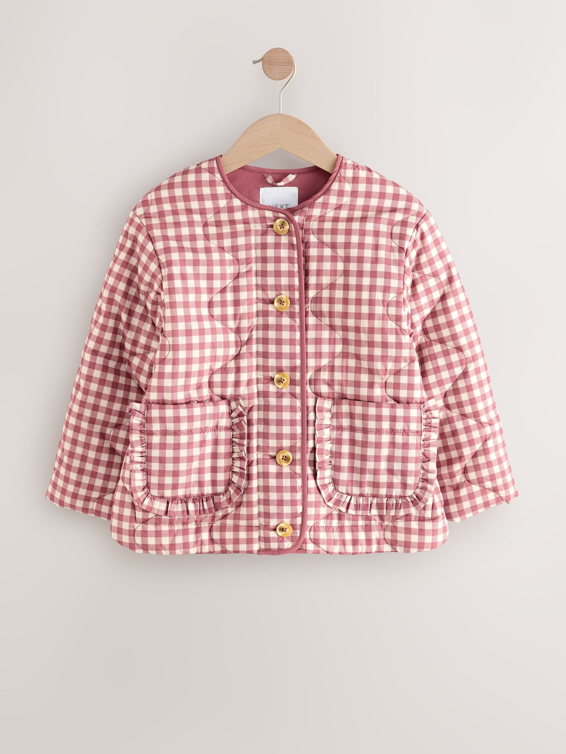 Buy Check Shower Resistant Quilted Jacket (3-16yrs) from Next USA