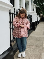 Check Shower Resistant Quilted Jacket (3-16yrs) - Image 5 of 12