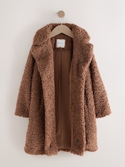 Camel Borg Over Coat (3-16yrs) - Image 3 of 5