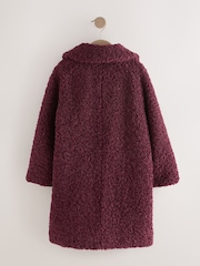 Berry Red Borg Over Coat (3-16yrs) - Image 2 of 5