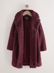 Berry Red Borg Over Coat (3-16yrs) - Image 3 of 5