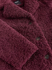 Berry Red Borg Over Coat (3-16yrs) - Image 4 of 5