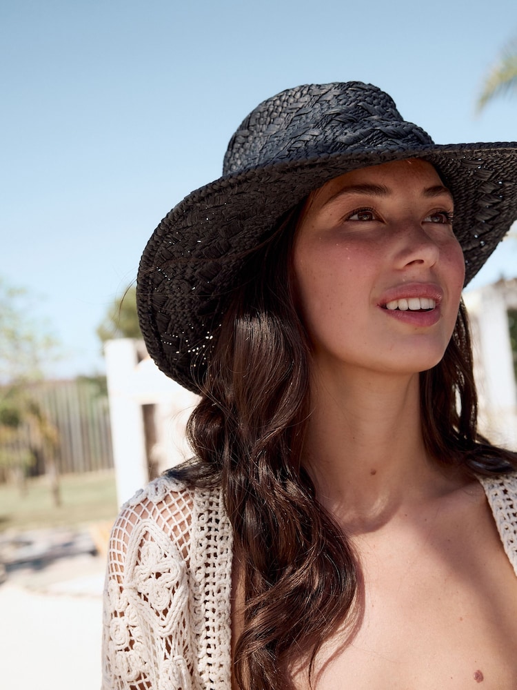 Black Western Hat - Image 2 of 7 Black Western Hat - Image 2 of 7