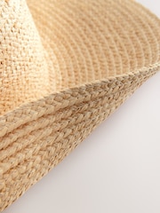 Neutral Wide Brim Floppy Hat - Image 6 of 6