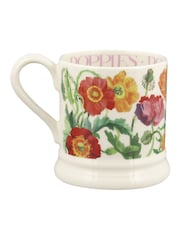 Emma Bridgewater Cream Poppy 1/2 Pint Mug - Image 1 of 4