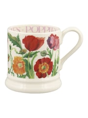 Emma Bridgewater Cream Poppy 1/2 Pint Mug - Image 2 of 4