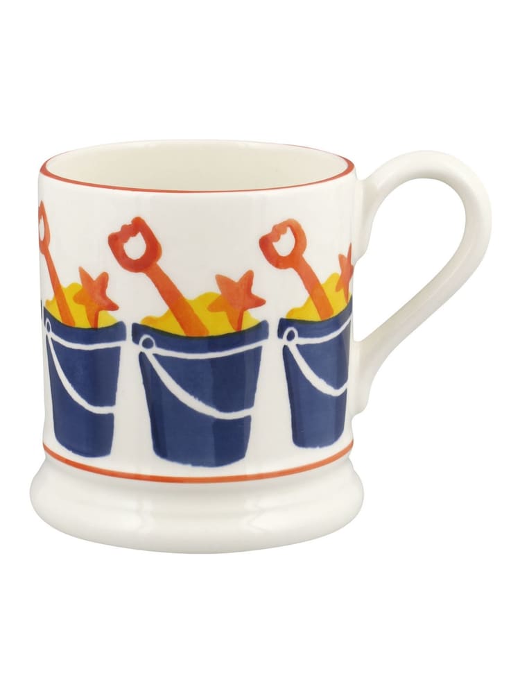 Emma Bridgewater Cream Bucket & Spade 1/2 Pint Mug - Image 2 of 5