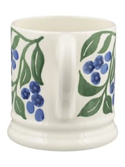 Emma Bridgewater Cream Blueberries 1/2 Pint Mug - Image 3 of 5