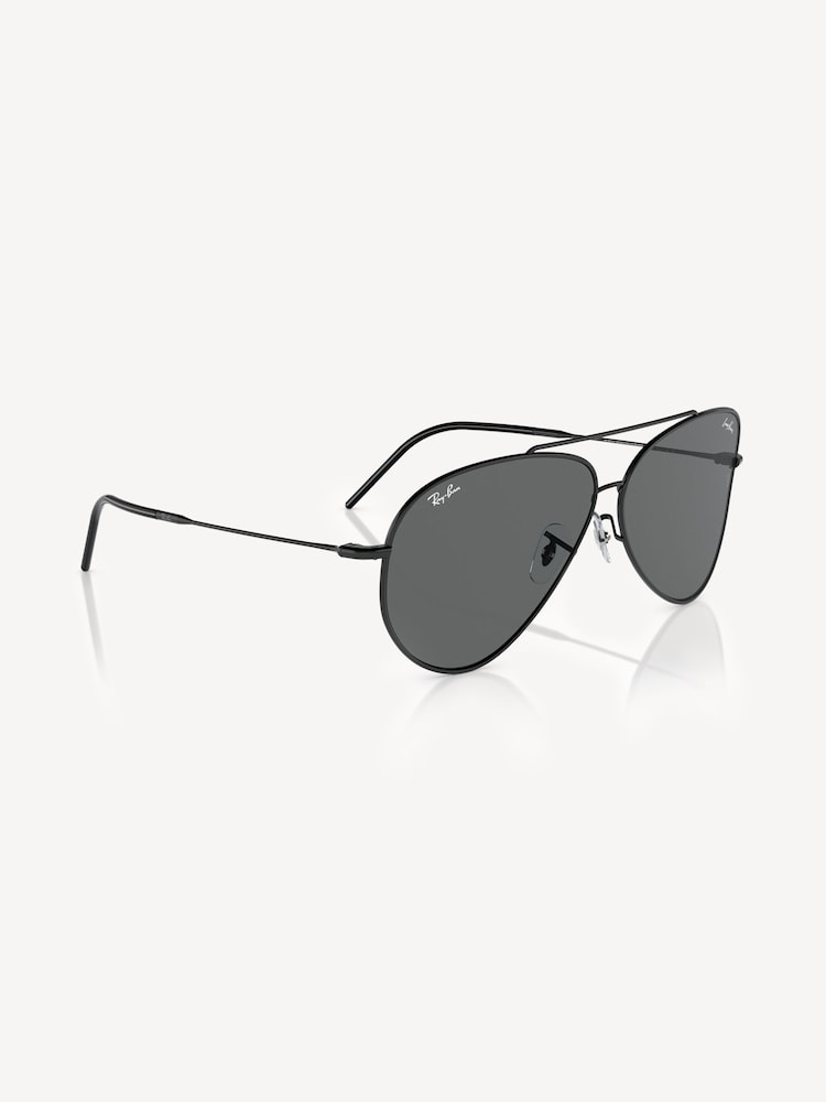 Ray-Ban Reverse Rbr0101S Pilot Black Sunglasses - Image 1 of 6