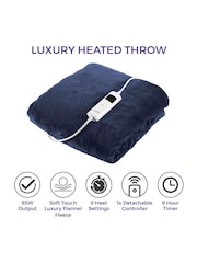 Carmen Blue Core Fleece Luxury Electric Heated Flow and Over B 9 Heat Settings - Image 2 of 8