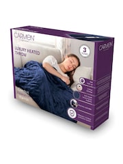 Carmen Blue Core Fleece Luxury Electric Heated Flow and Over B 9 Heat Settings - Image 8 of 8