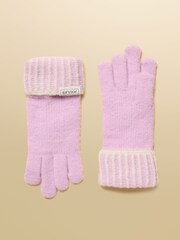 Joules Wanderer Lilac Purple Gloves - Image 2 of 3
