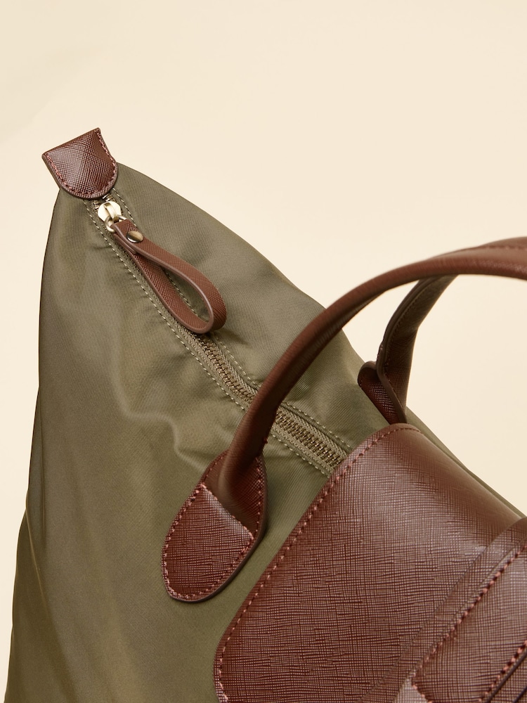 Joules Edie Khaki Green Weekend Bag - Image 10 of 10 Joules Edie Khaki Green Weekend Bag - Image 10 of 10