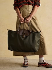 Joules Edie Khaki Green Weekend Bag - Image 3 of 10