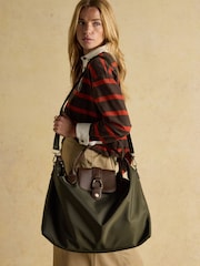 Joules Edie Khaki Green Weekend Bag - Image 4 of 10