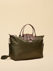 Joules Edie Khaki Green Weekend Bag - Image 7 of 10