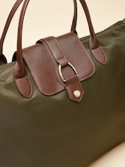 Joules Edie Khaki Green Weekend Bag - Image 9 of 10