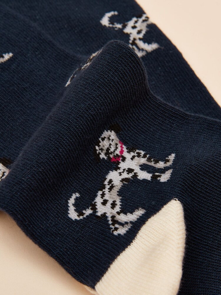 Joules Everyday Navy/Oatmeal 2 Pack Socks - Image 2 of 3