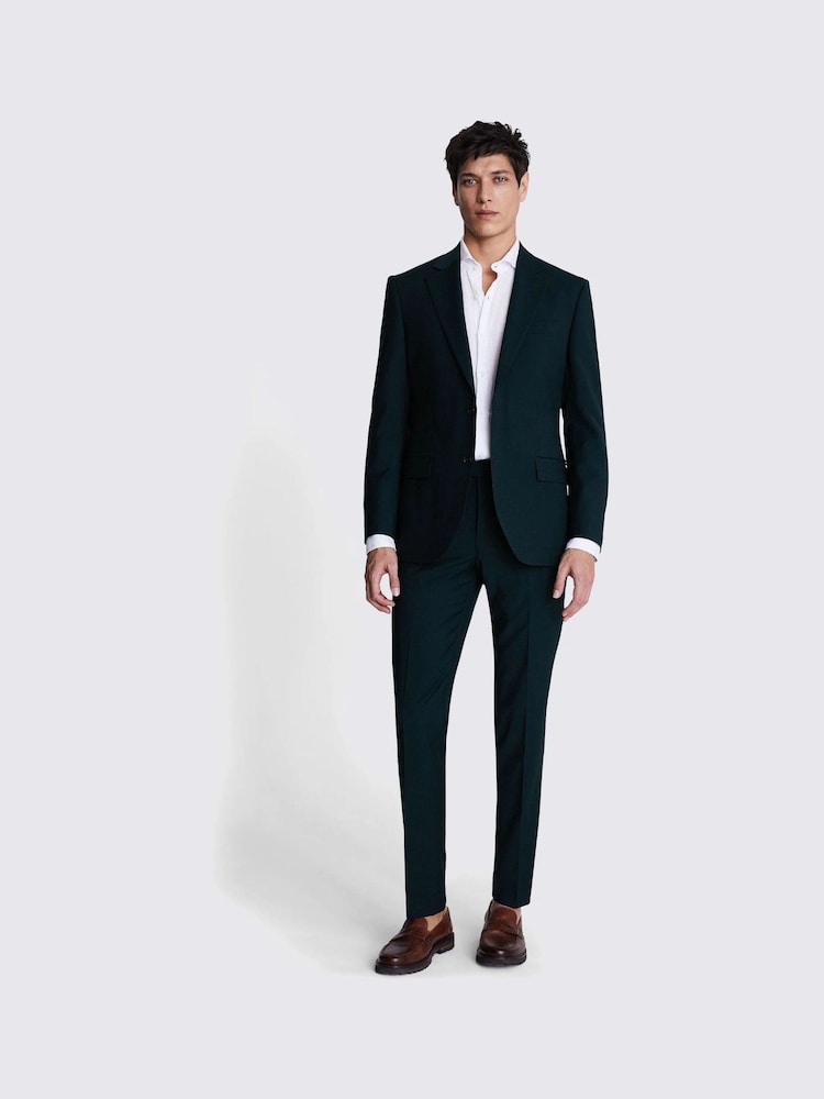 MOSS Green Tailored Tailored Performance Suit Jacket - Image 2 of 4