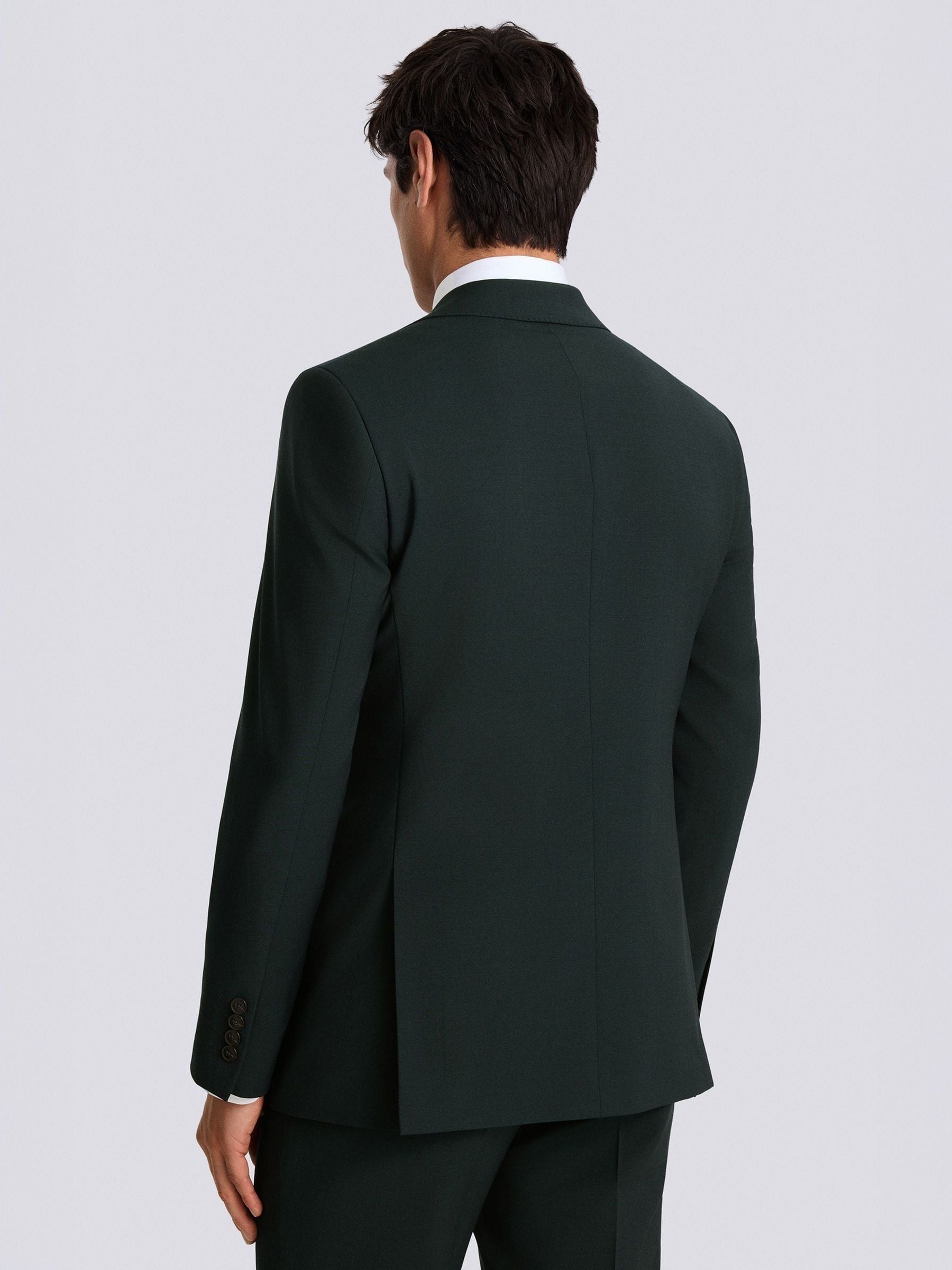 Buy MOSS Bottle Green Single Breasted Tailored Fit Performance
