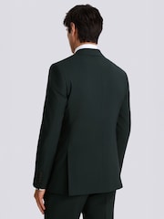 Lahvově zelená - MOSS Přizpůsobený střih Performance Oblek Bunda - Obrázek 5 z 6