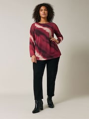 Evans Red Mesh Swing Top - Image 2 of 6