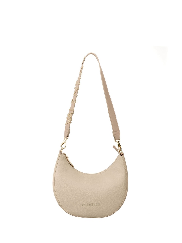 Valentino Bags Cream Alexia Shoulder Bag With Detachable Logo Strap - Image 3 of 5