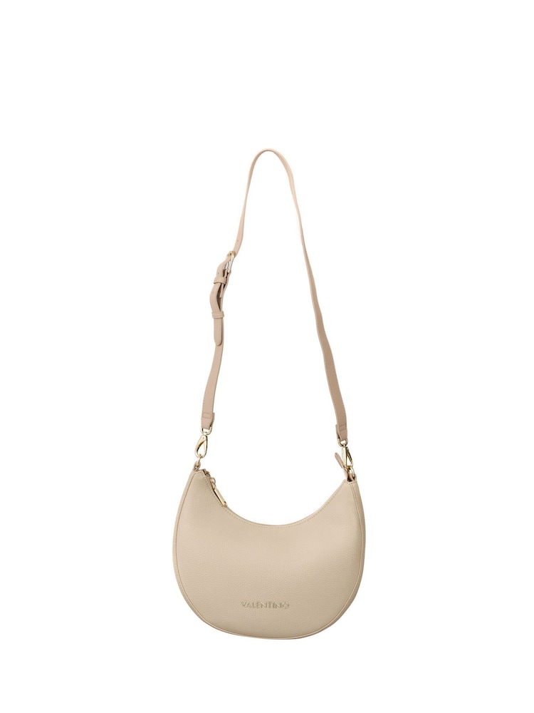 Valentino Bags Cream Alexia Shoulder Bag With Detachable Logo Strap - Image 4 of 5