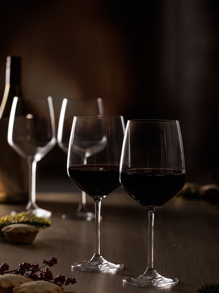 Ravenhead Clear Kings Set of 8 63cl Red Wine Glasses - Image 2 of 4