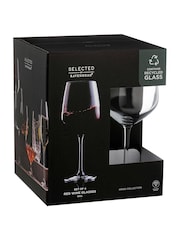 Ravenhead Clear Kings Set of 8 63cl Red Wine Glasses - Image 4 of 4
