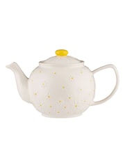 Price & Kensington. Cream Daisy 6 Cup Teapot and Mug Set - Image 3 of 4