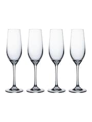 Ravenhead Clear Kings Set of 8 20cl Flute Glasses - Image 2 of 2