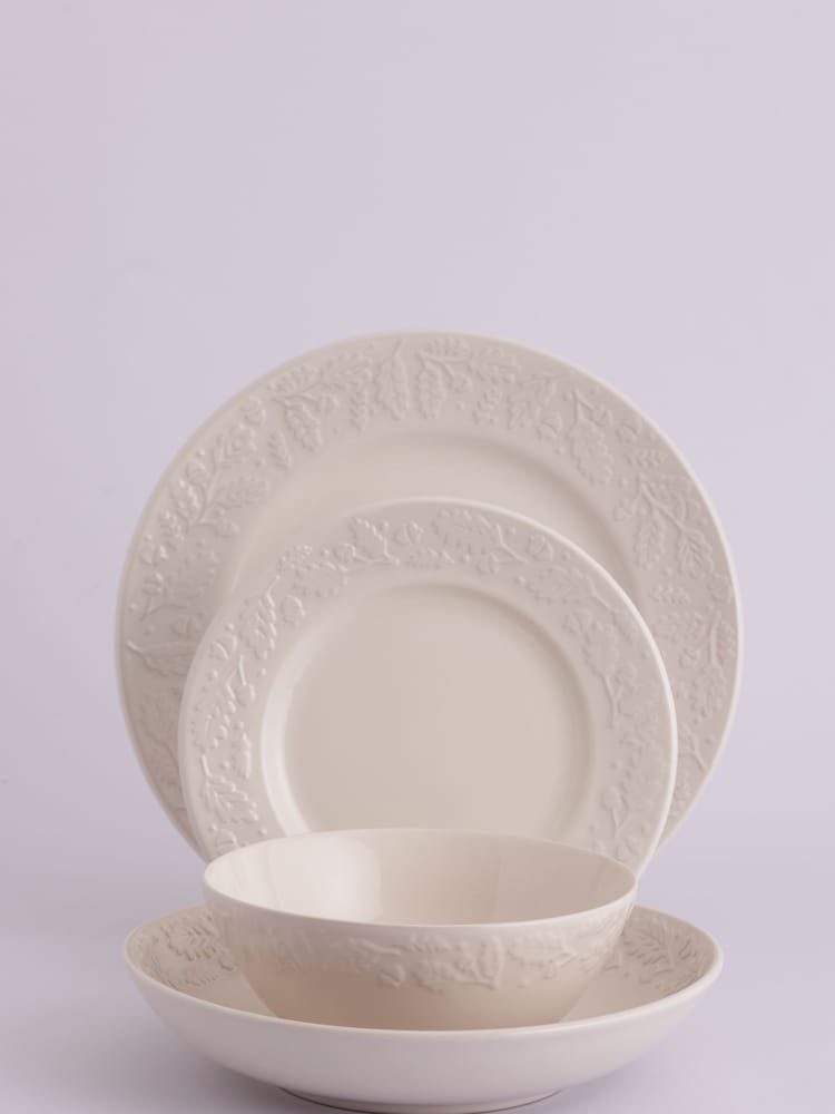 Price & Kensington. Cream Acorn 16 Piece Dinner Set - Image 2 of 7