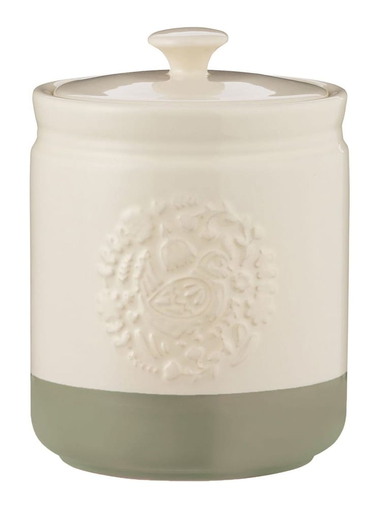 Mason Cash Cream Green and Yellow Home to Roost Large Storage and Untensil Pot - Image 2 of 3