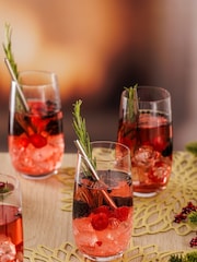 Ravenhead Clear Kings Set of 8 51cl HiBall Glasses - Image 1 of 4
